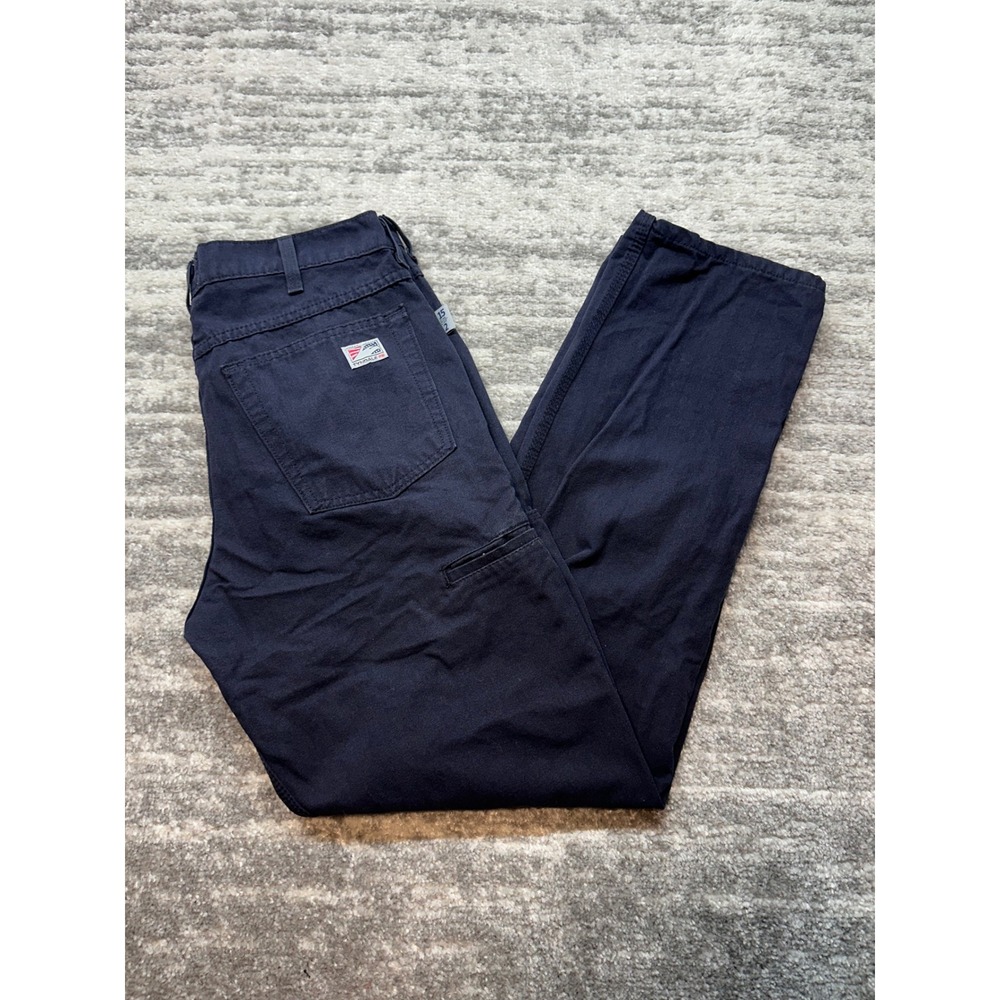 Tyndale FRMC Pants Men 32x31 Navy Blue Flame Resistant Arc Rated Made in USA